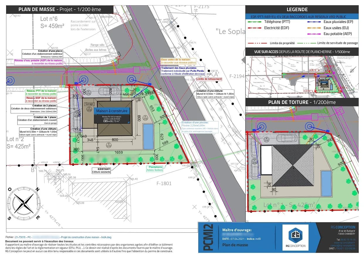 PCMI2 – Plan de masse