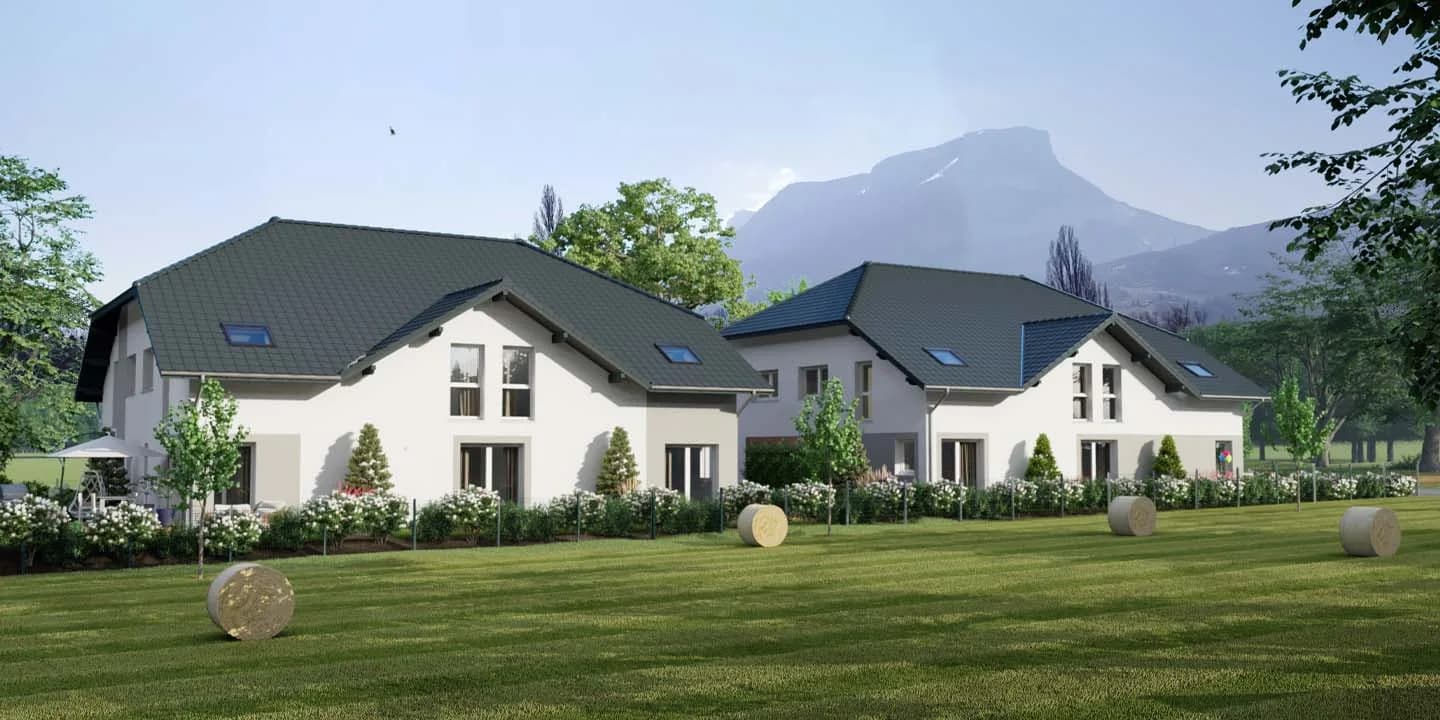 Construction de maisons mitoyennes à Myans