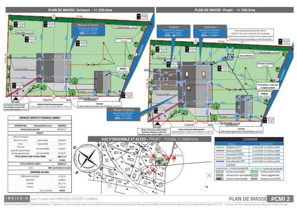 Commandez votre Plan de masse (DPC2 ou PCMI2) - Express 72h