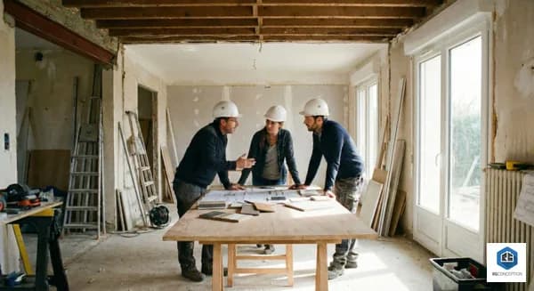 Aménagement intérieur (réagencement, cloisons, optimisation de l’espace)