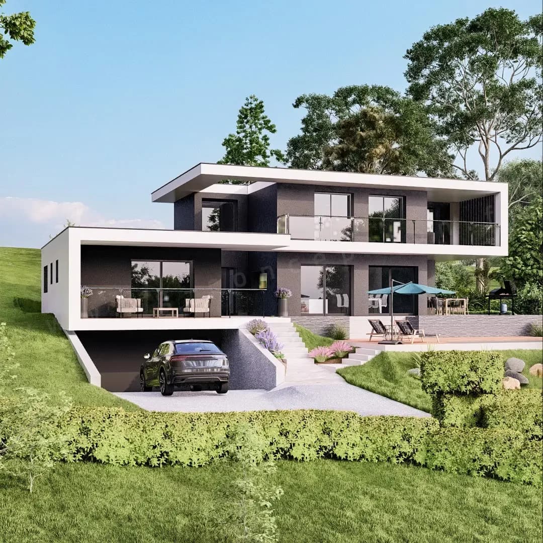Plan de maison LIVIA 150 - Plan 2D côté