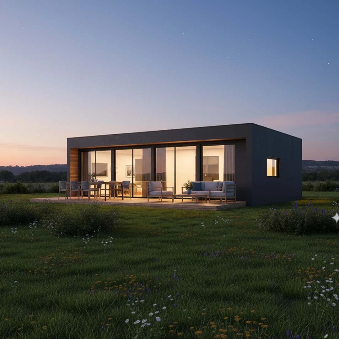 Plan de maison MOANA 60 - Plan 2D côté