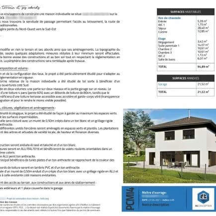 Notice descriptive (PCMI4 ou DPC8.1)