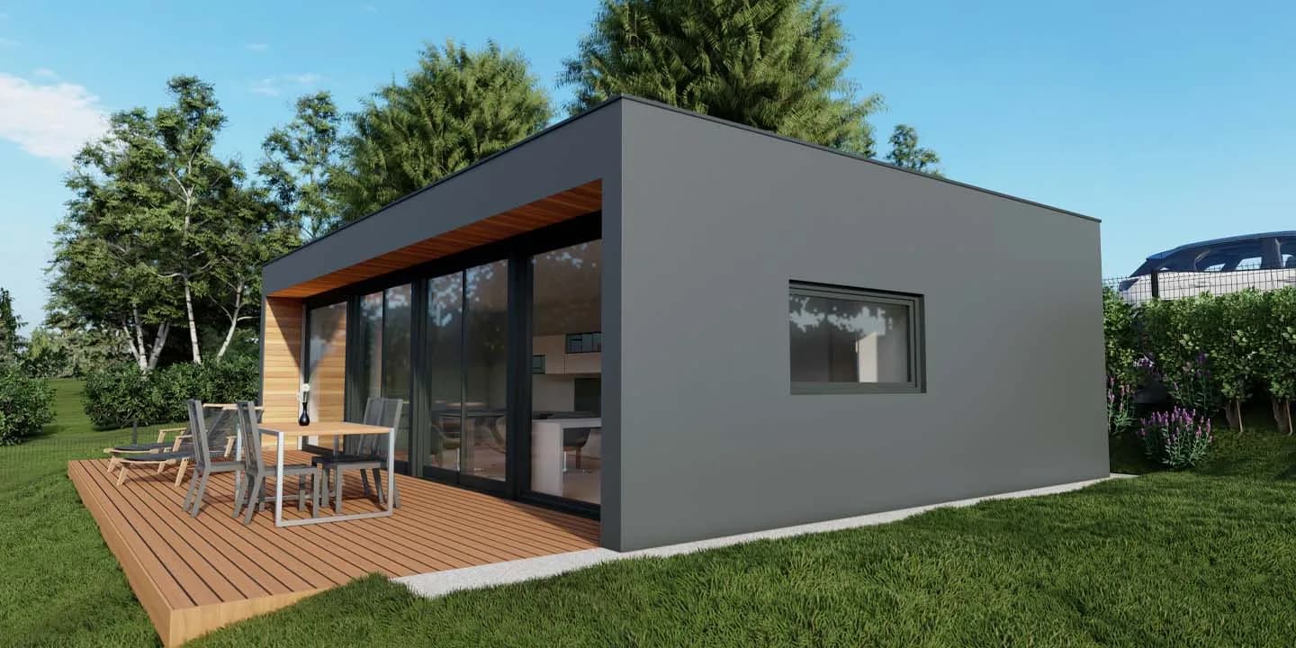 Construction d'une maison conteneur de 60m² en SAVOIE (73).