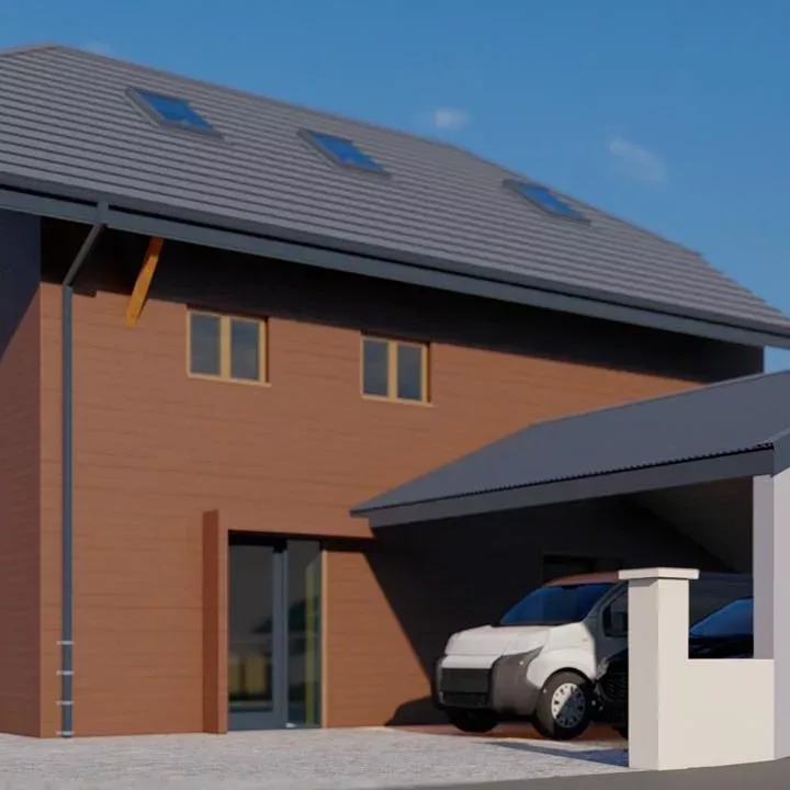 Déclaration préalable de travaux extension maison 73290 la motte servolex projet immobilier
