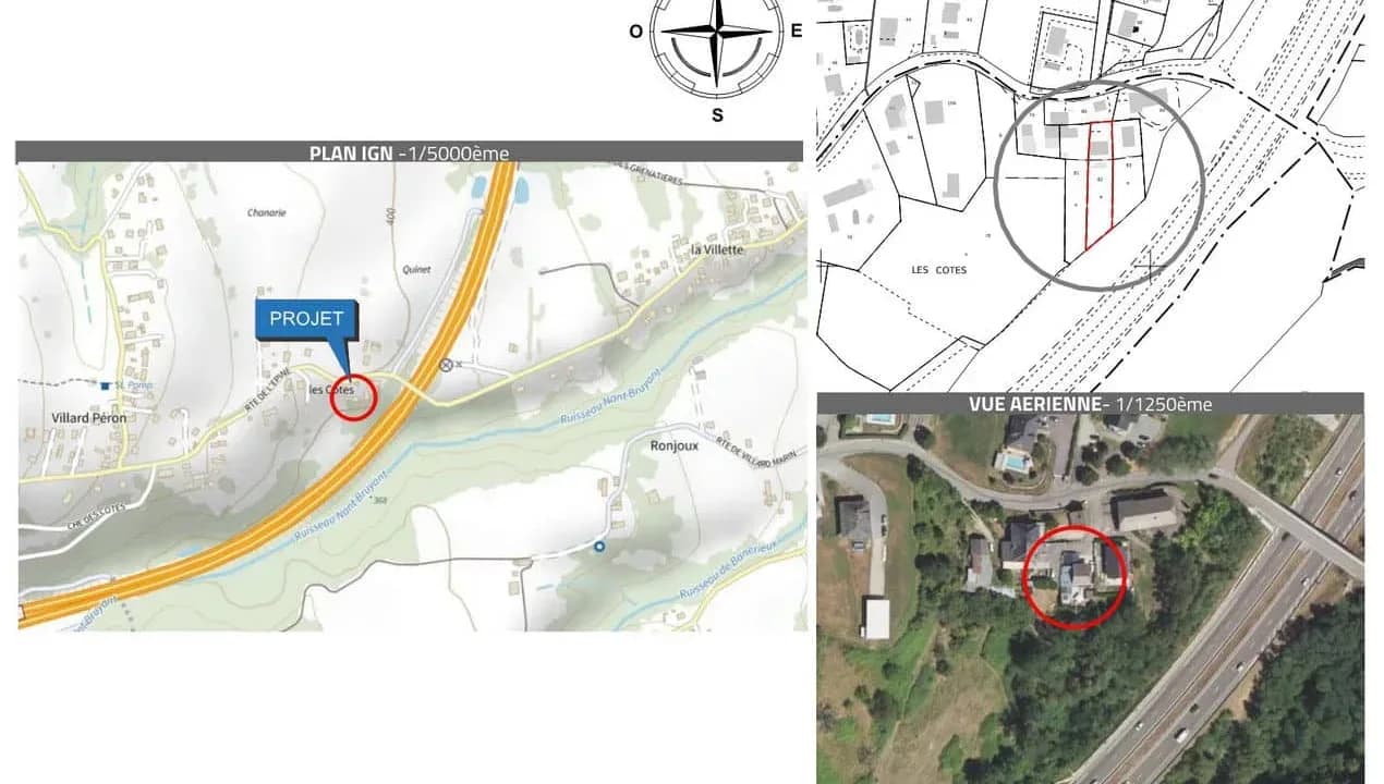 DP 1 - Plan de situation du terrain