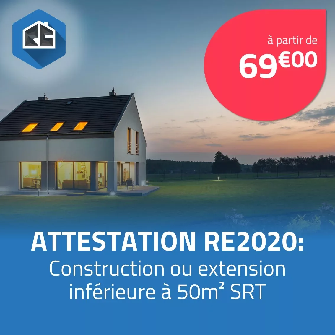Attestation RE2020 adaptée (simplifié)