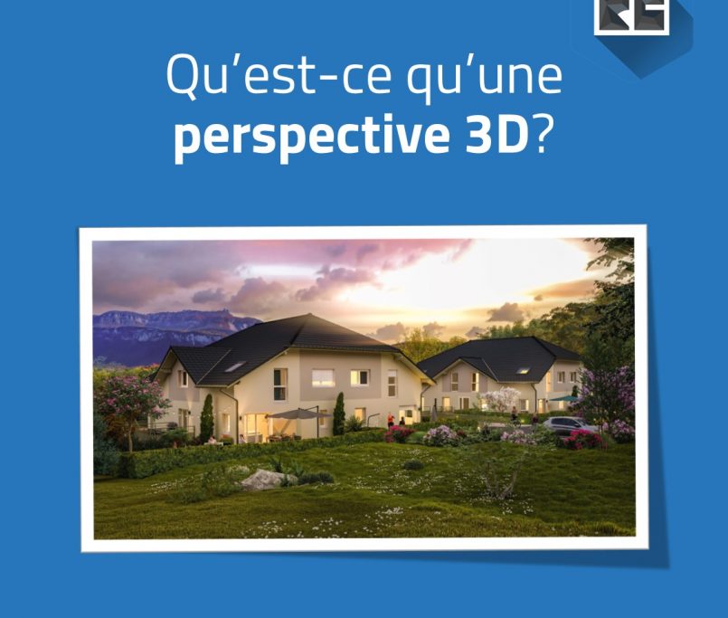 Perspective 3D, visuel 3D, promoteur, architecture