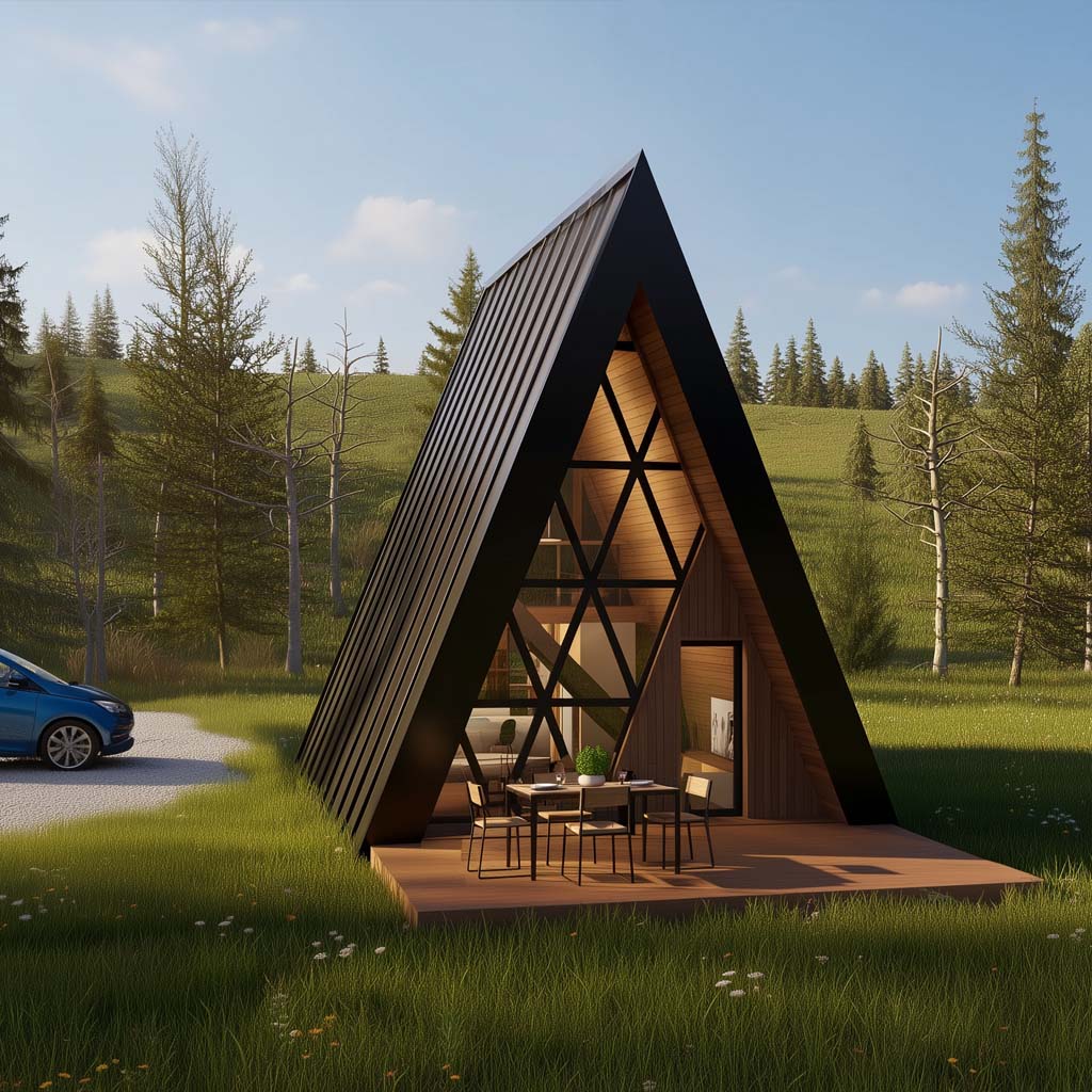 Plan de maison <b class="term">A-frame 50</b> – Image 2