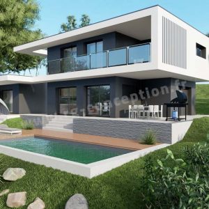 Plan-maison-contemporaine-livia-150m²-5
